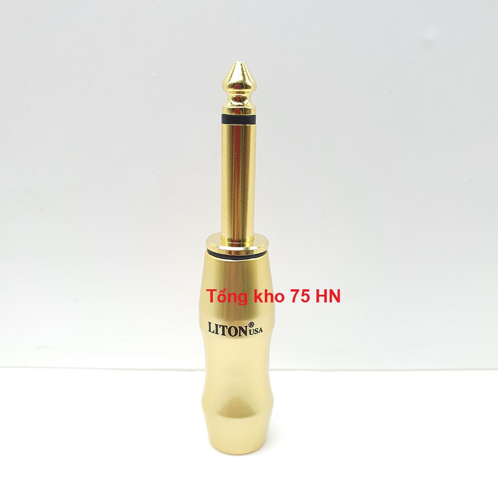 Jack Liton cao cấp 6.5mm Mono thẳng - jack hàn Liton USA