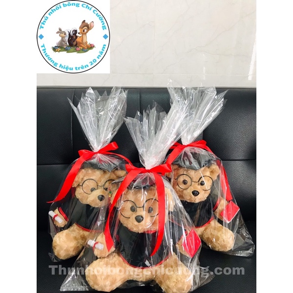 Gấu cử nhân lông mắt kính