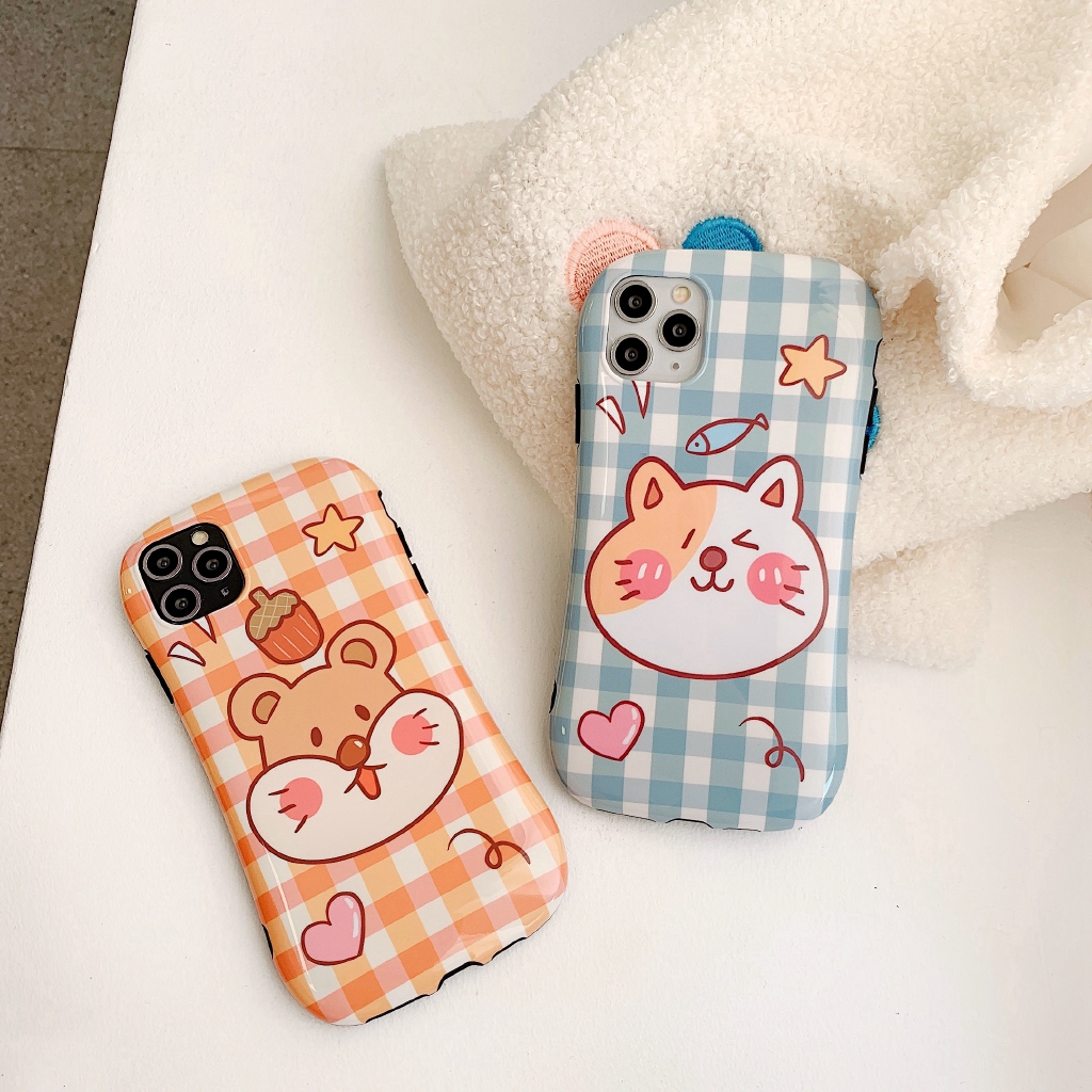 Ốp Điện Thoại Họa Tiết Chó Mèo Xinh Xắn Dành Cho Iphone 11 Pro X Xr Xs Max I 8 I 7 I 6 6s Plus | BigBuy360 - bigbuy360.vn