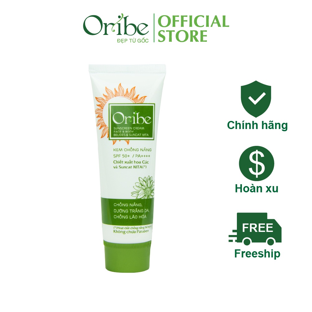 Kem Chống Nắng dưỡng trắng da Oribe Tuýp 30g