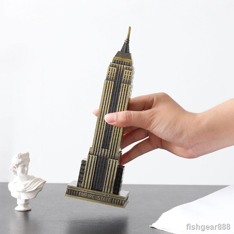 Mới Mô Hình Tòa Nhà New York Empire State Bằng Sắt Dùng Để Trang Trí Phòng Khách