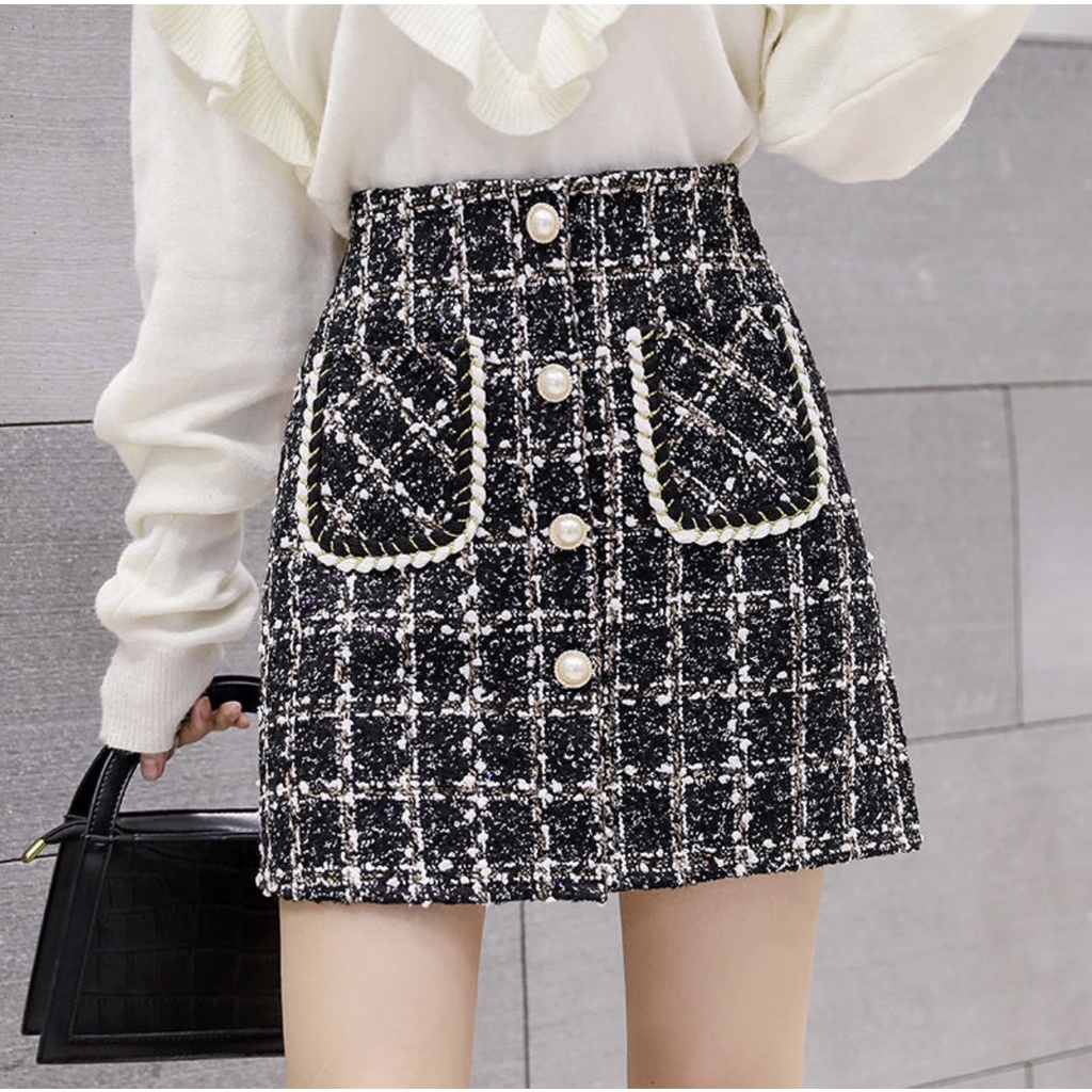 Chân váy chữ A chất dạ nhung hàng quảng châu cao cấp PANOSI | BigBuy360 - bigbuy360.vn