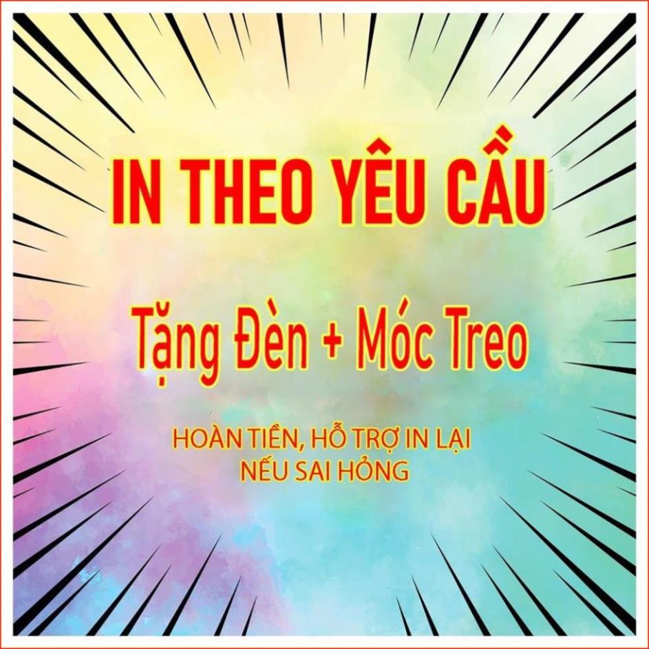 Tranh vải treo tường Decor phòng ngủ trang trí phòng khách IN THEO YÊU CẦU KHÁCH HÀNG