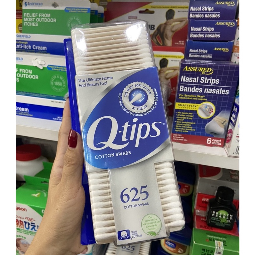 Tăm bông Q-Tips 625 que của Mỹ