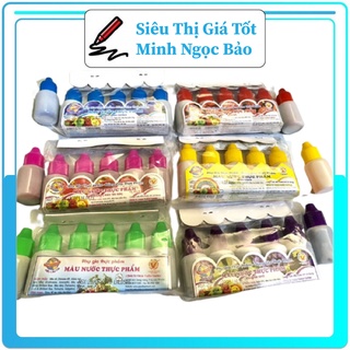 Màu thực phẩm phẩm màu làm bánh đồ chơi cho trẻ, giúp trẻ khám phá sắc màu