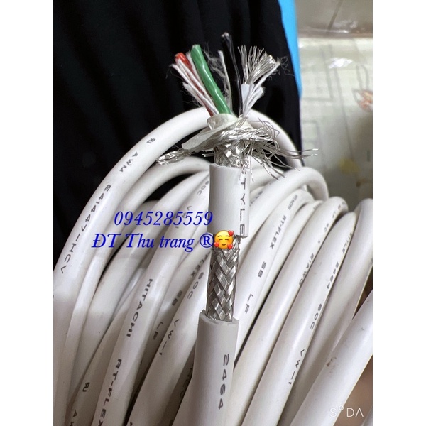 Dây tín hiệu 4 lõi x 0,5 hàng bãi chuẩn HUNGARI,HITACHI,TRIUMP