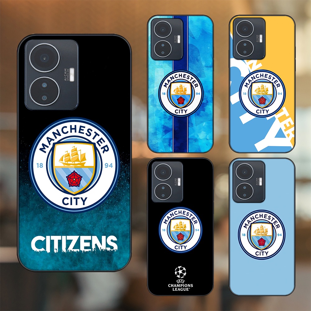 Ốp lưng Vivo Y55 2022 viền đen in hình Manchester City MC