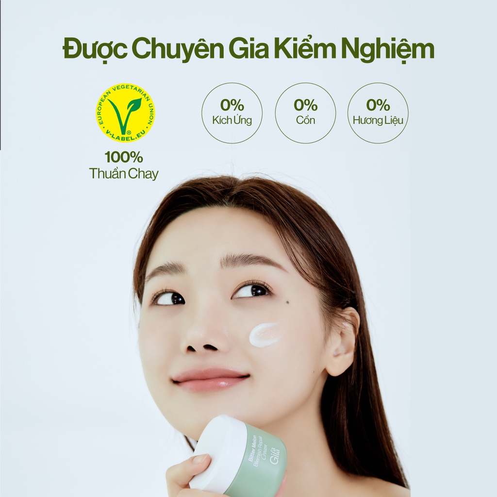 Kem Dưỡng Khổ Qua + B5 Gilaa Blemish Repair giúp Giảm Mụn 50ml