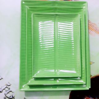 Đĩa Lá Chuối HÌnh Chữ Nhật Nhiều Size