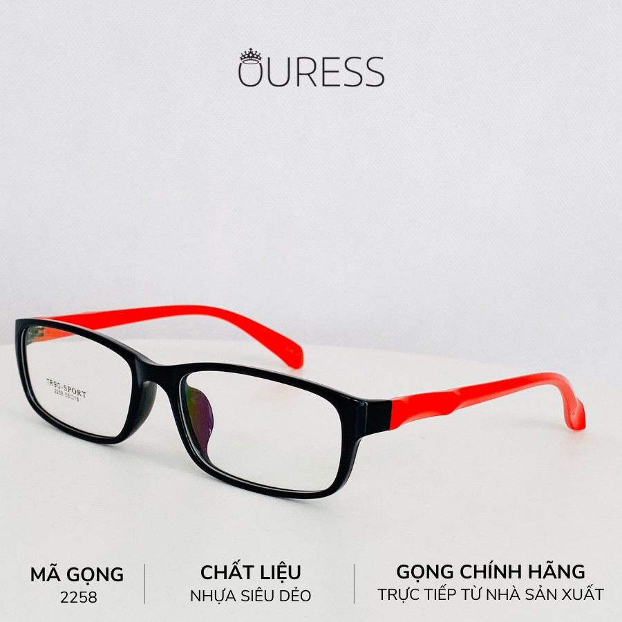 Gọng kính Ovan Nhựa Dẻo Ouress TR2268-2258 Siêu Bền Dễ Thương