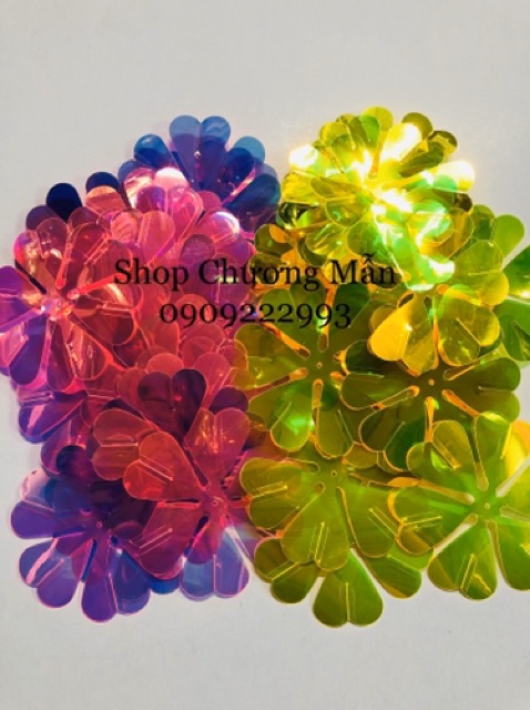 100G Bông Tuyết 6 Cánh [2 Màu Dạ Quang] Mới