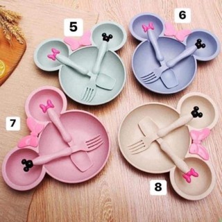Bộ bát tập ăn dặm micky cho bé yêu