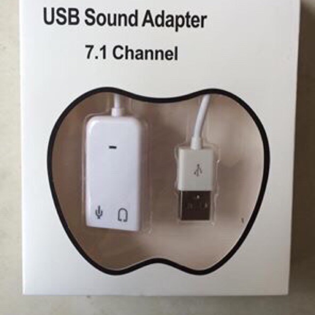 USB Sound 7.1 Có Dây - Cáp Chuyển Đổi Từ USB ra âm thanh cổng 3.5- Full Box- Bảo Hành 1 Tháng - 1 Đổi 1