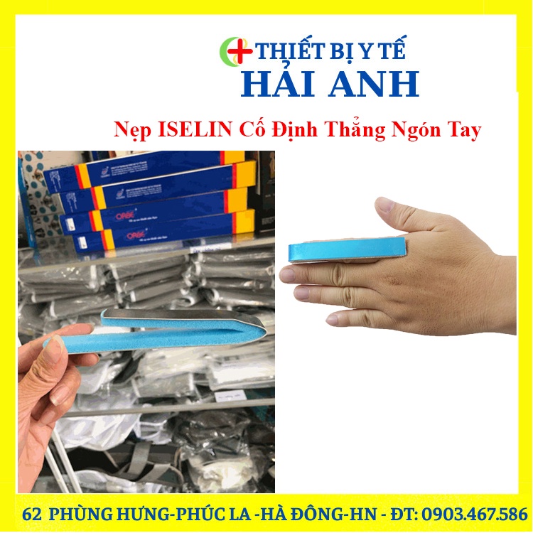 Nẹp ISELIN Cố Định Thẳng Ngón Tay
