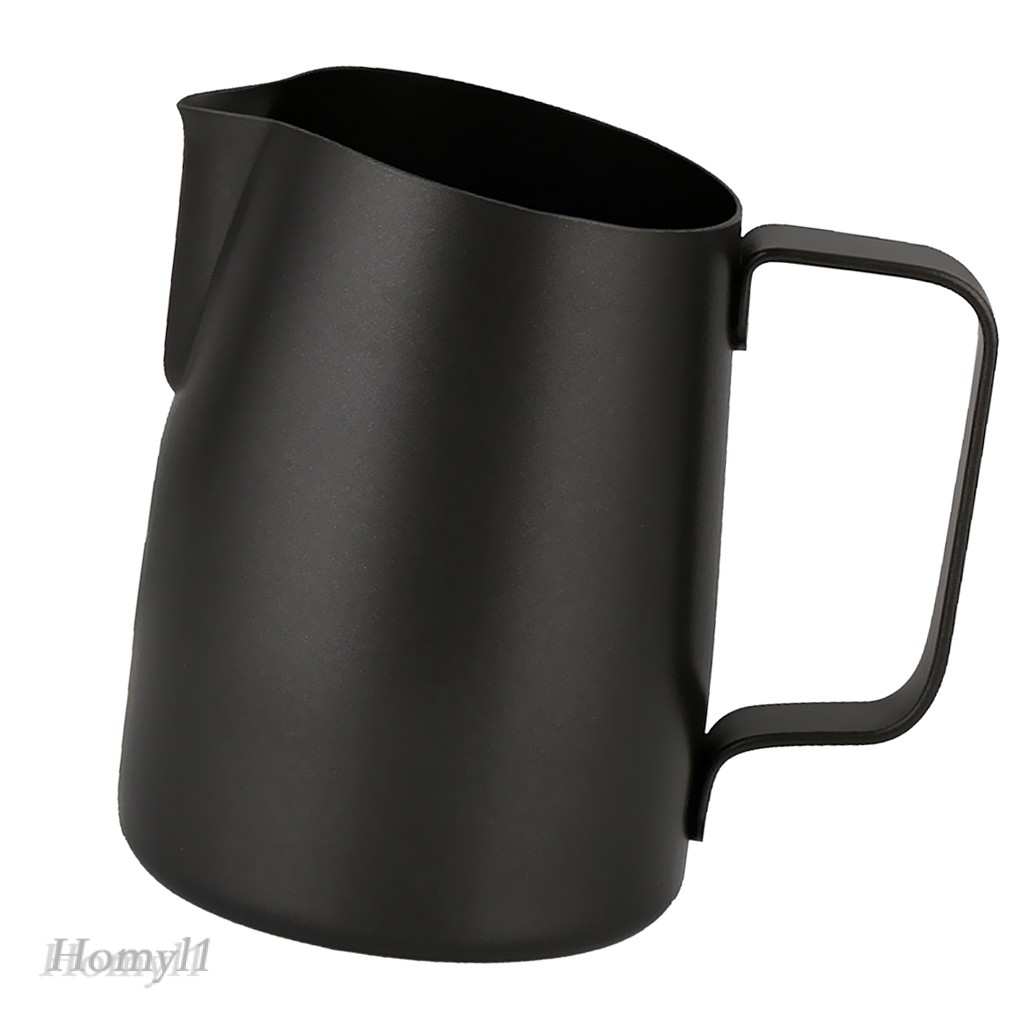 [HOMYL1] Stainless Steel Coffee Frothing Milk Jug Pitcher Art Making 450ml/700ml