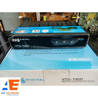 Đầu thu truyền hình số mặt đất dvb t2 vtc t201 đủ bộ