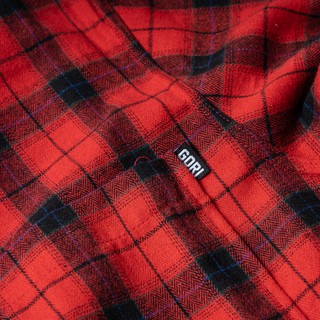 Áo Flannel Gori - Caro Đỏ