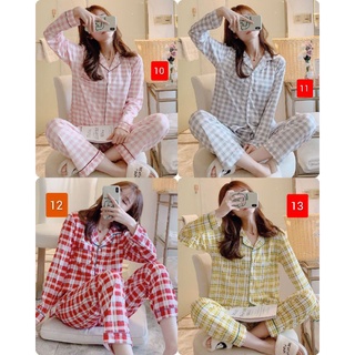 Bộ pyjama dài tay mặc nhà hàng Quảng Châu