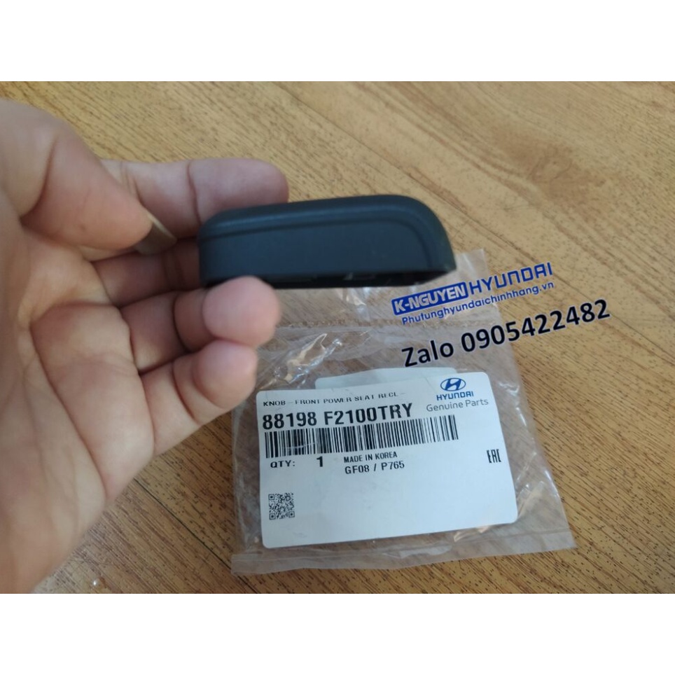 Nút chỉnh Nghiêng ngã ghế/ Trượt ghế TRƯỚC xe Hyundai Kona, Elantra - Mã số: 88198F2100TRY; 88197F2100TRY