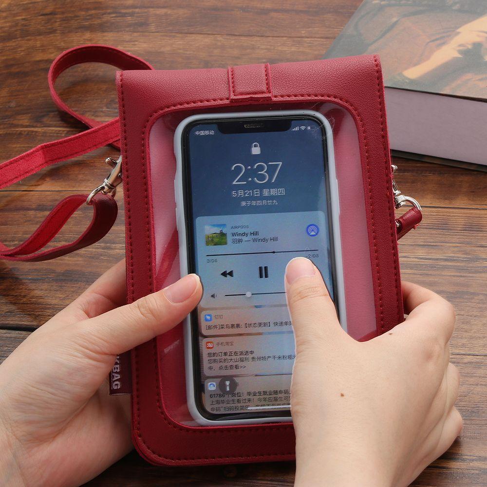 BTLIMER Túi Đựng Điện Thoại Đeo Chéo Tiện Lợi Phong Cách Retro
