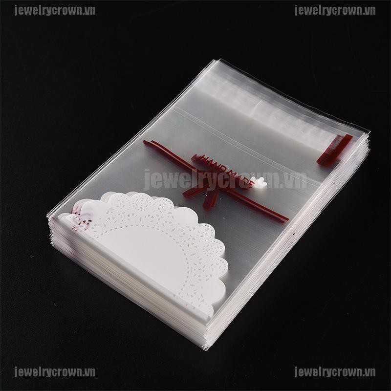 Set 100 Túi Bóng Kính Đựng Bánh Kẹo Xinh Xắn
