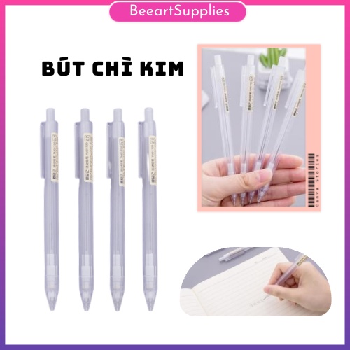 Bút Chì Bấm Ngòi 0.5mm thân trong phù hợp cho thiết kế / văn phòng