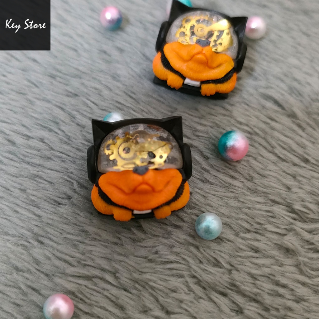 Nút bàn phím cơ artisan keycap sirius cam kính steampunk