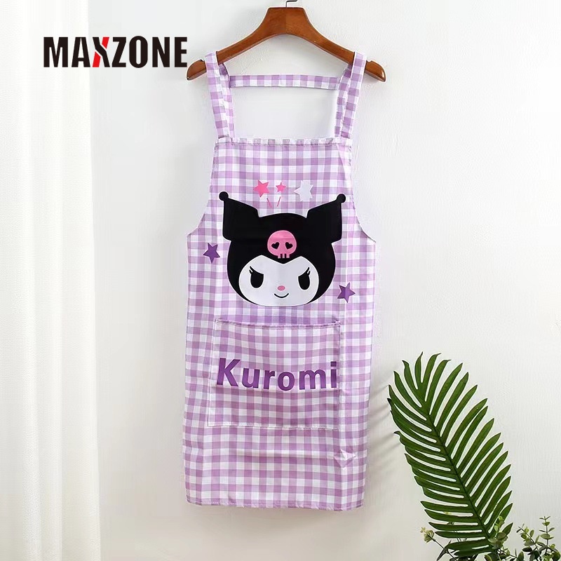 Tạp Dề In Hình Kuromi Cinnamoroll Đáng Yêu