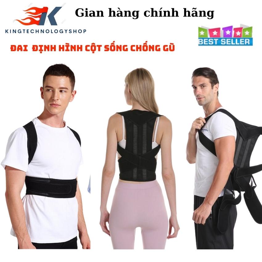 Đai chống gù lưng cổ vai gáy định hình cột sống cảm biến thông minh đàn hồi cao cho cả nam và nữ 8078