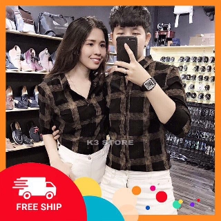 Áo sơ mi nam sọc caro cao cấp