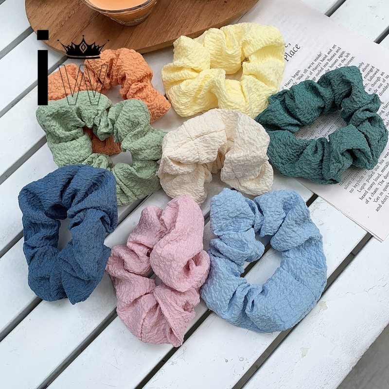 Kẹp tóc vải nhiều màu sắc đơn giản dành cho nữ