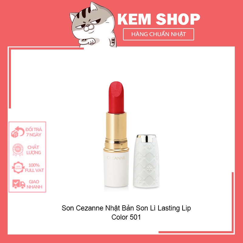 Son Cezanne Nhật Bản Son Lì Lasting Lip Color 501 [HangNhat]