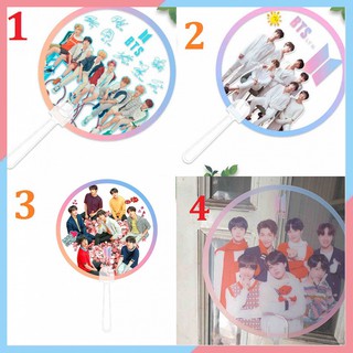 [FREESHIP]Quạt BTS in hình BTS siêu đẹp loại trong suốt