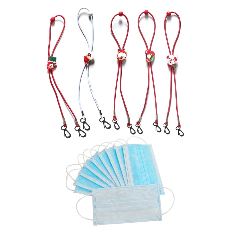 Dây Đeo Giữ Điện Thoại Kiểu Hoạt Hình Giáng Sinh Có Nút Điều Chỉnh Chống Thất