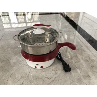 Nồi chiên hấp 2 tầng mini đa năng có giá hấp