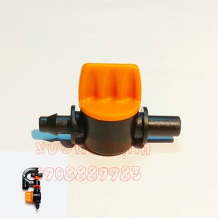 Bộ 5 van khóa ống 5 ly nối béc - hàng tốt