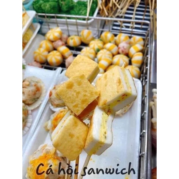 Viên cá trứng cua sanwich EB