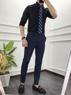 Áo sơ mi nam chất lụa mềm mịn cực hót 2018