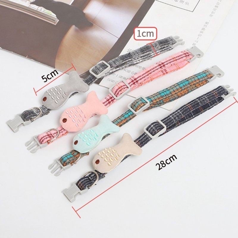 Vòng cổ hình Cá cho thú cưng