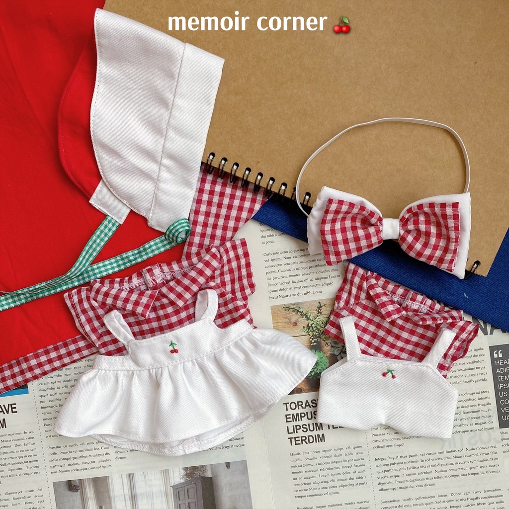 Outfit Doll 15cm & 20cm - Tủ đồ "Nước ép táo cherry" / part 2