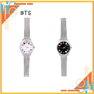 Đồng hồ nam nữ BT21 có sẵn đeo tay siêu xinh kiểu dáng unisex dễ phối đồ