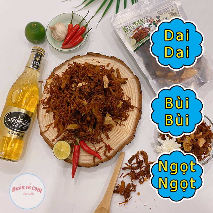 Khô heo cháy tỏi 200G ngon chuẩn đậm vị túi zip tiện lợi 01197-01190-01189