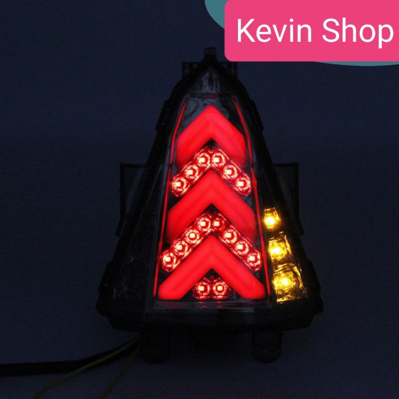 Đèn hậu r15v2, Đèn Hậu R15 V2 , Đèn Hậu Led Tích Hợp Xi Nhan R15v2 R15 v1 R15 old