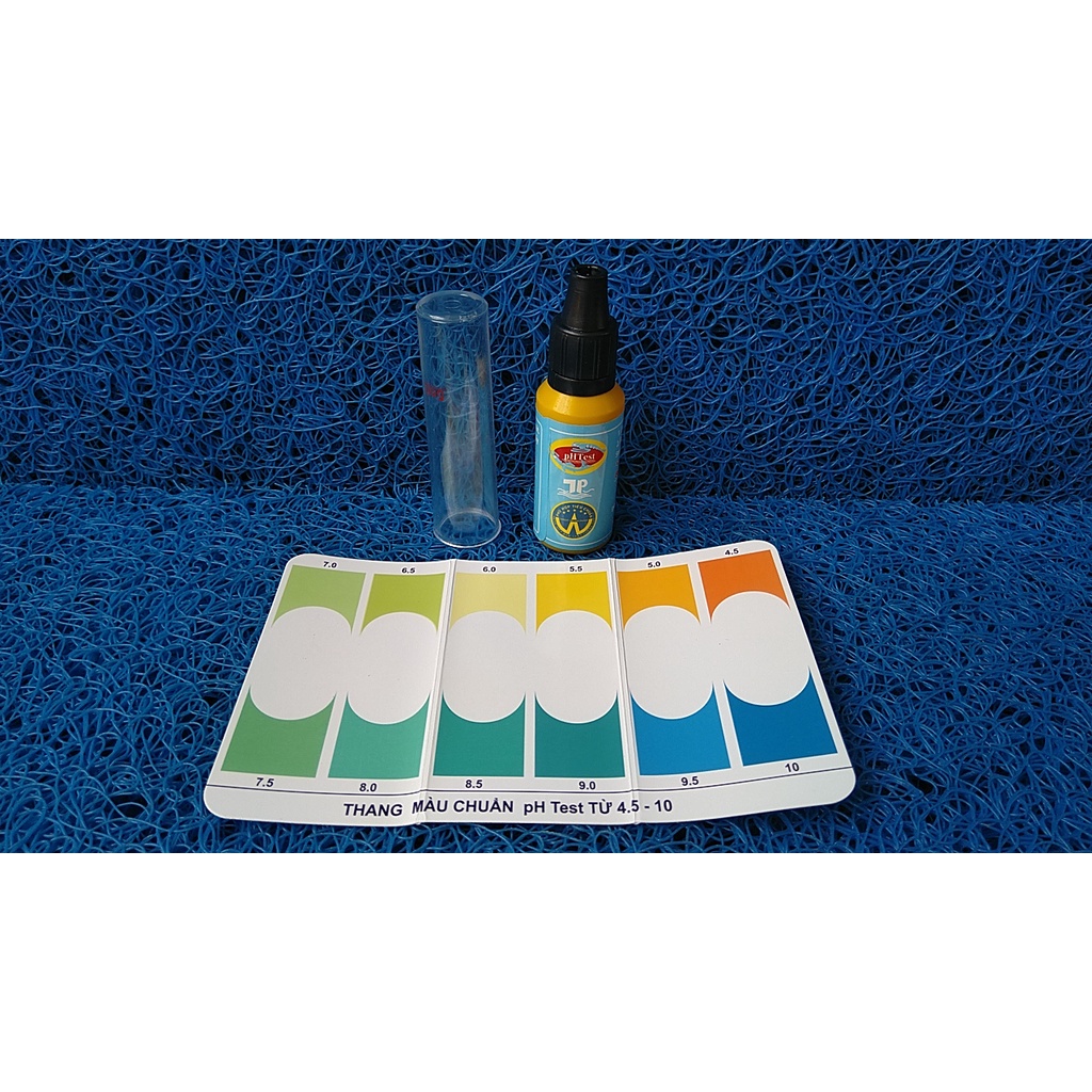 Bộ kiểm tra pH từ 4.5-10 dùng cho hồ cá.