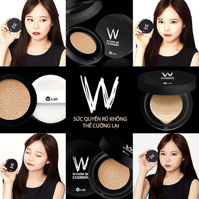 Phấn nước kiềm dầu BB Snow cushion WLAB | BigBuy360 - bigbuy360.vn