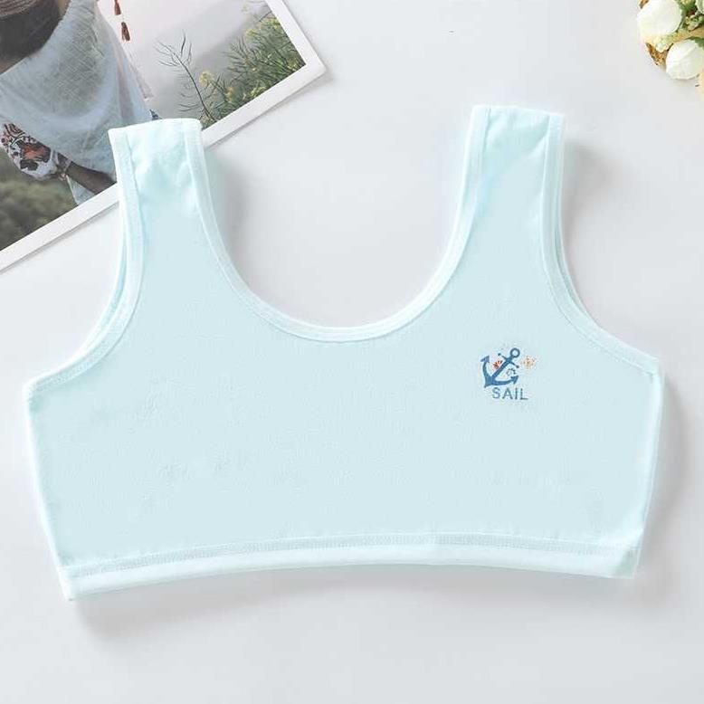 Áo lá học sinh cấp 2 cấp 3 không đệm áo ngực bé gái tuổi dậy thì bra cho bé từ 28-50kg
