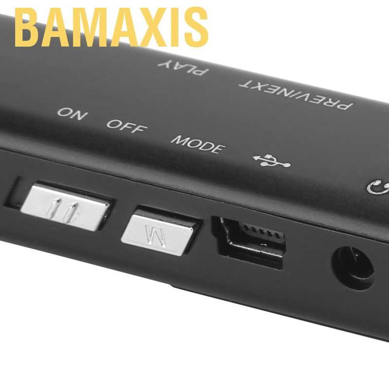 Máy Ghi Âm Bamaxis Kỹ Thuật Số Wma Wav Với Chức Năng B