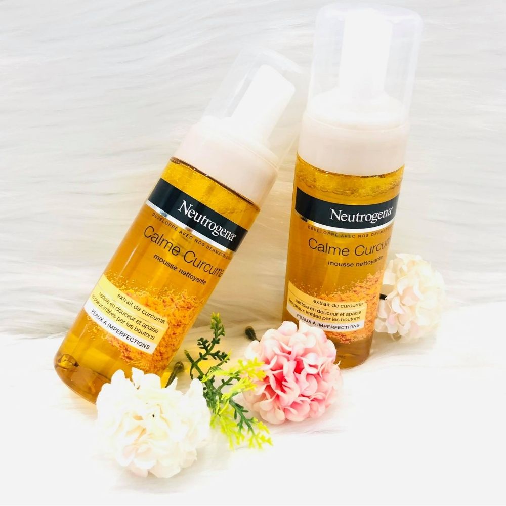 Sữa Rửa Mặt Nghệ Tạo Bọt Neutrogena Curcuma 150ml, sáng da, mờ thâm - Shop Mecici