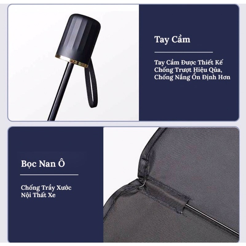 Ô che nắng kính lái ô tô❤️ ❤️ dù che kinh lái o to cao cấp HOT