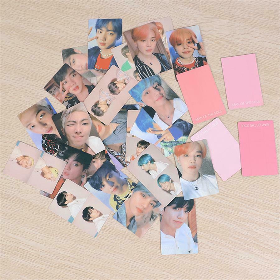 Set 4 tấm thẻ ảnh hình thành viên nhóm nhạc Bangtan Boys